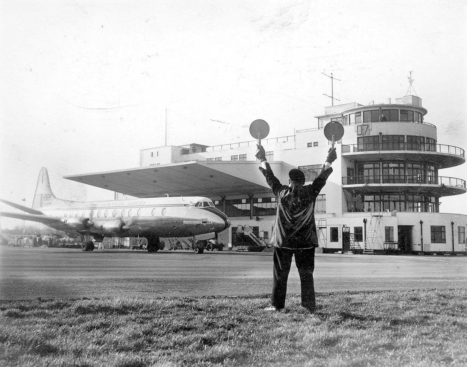 Birmingham Airport in 1960.