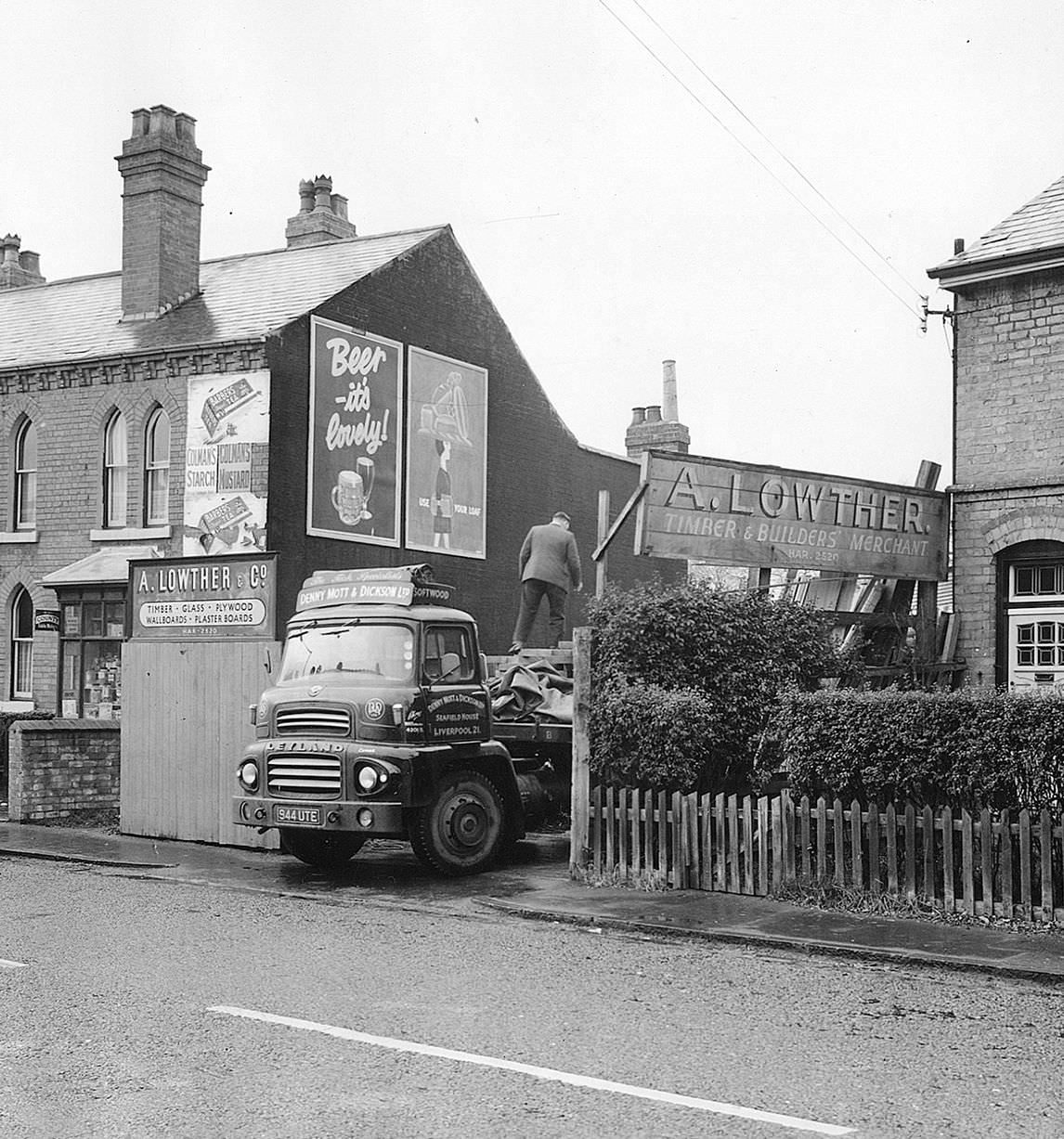 Northfield Road, Harborne, in 1962.