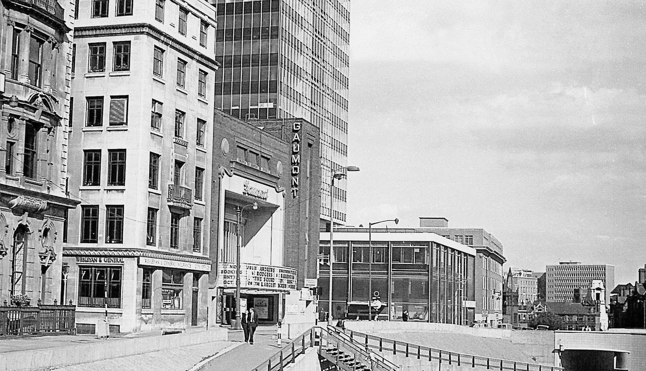 The Gaumont cinema in Steelhouse Lane, in 1965.