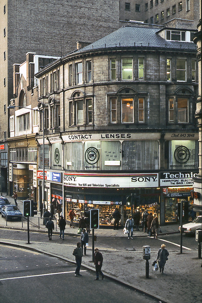 Lower Temple Street:Stephenson Street, Birmingham, December 1982