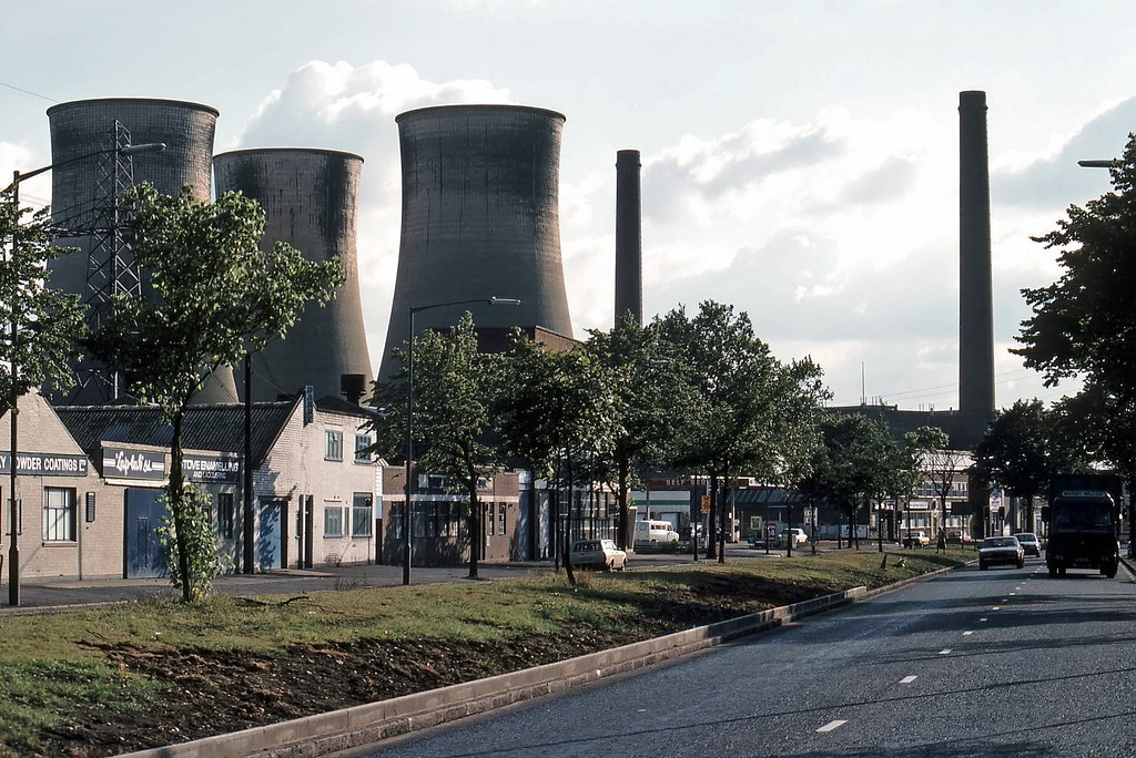 Nechells Power Station. Birmingham, July 1984