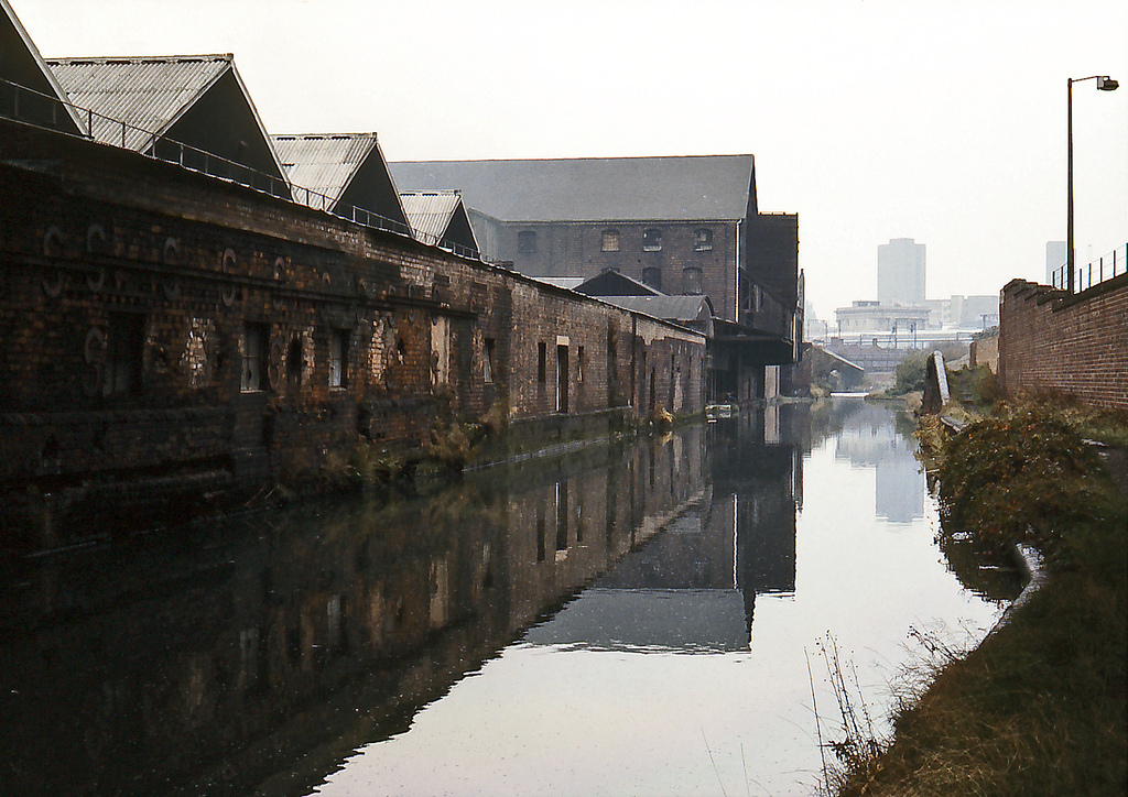 Digbeth Branch Canal. Birmingham, November 1983