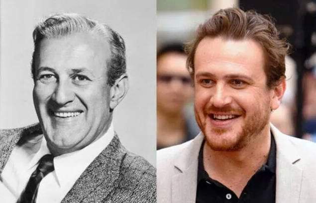 Actor Lee J. Cobb in 1955 and Jason Segel.