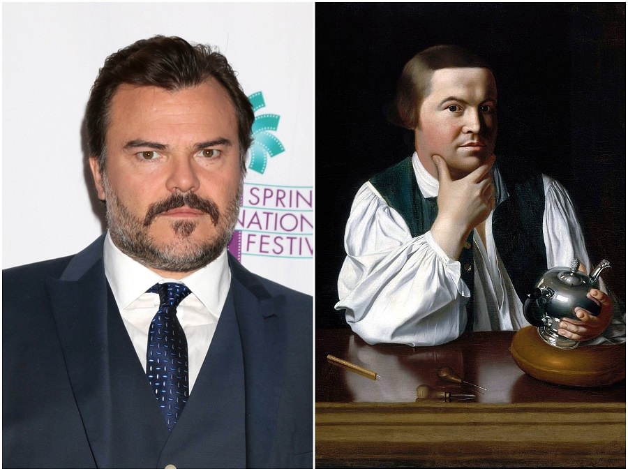 Jack Black Bears a strong Resemblance to Paul Revere