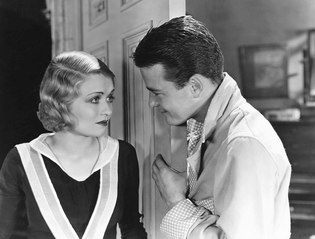 Constance Bennett with Lew Ayres in Common Clay, 1930s.