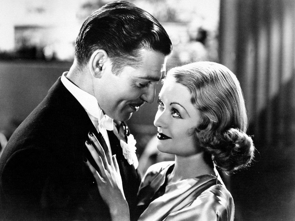 Constance Bennet with Clark Gable in After Office Hours, 1935.