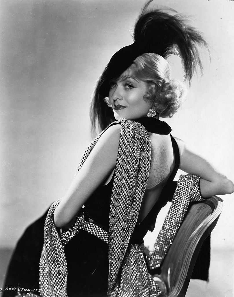 Constance Bennett in Costume from Moulin Rouge.