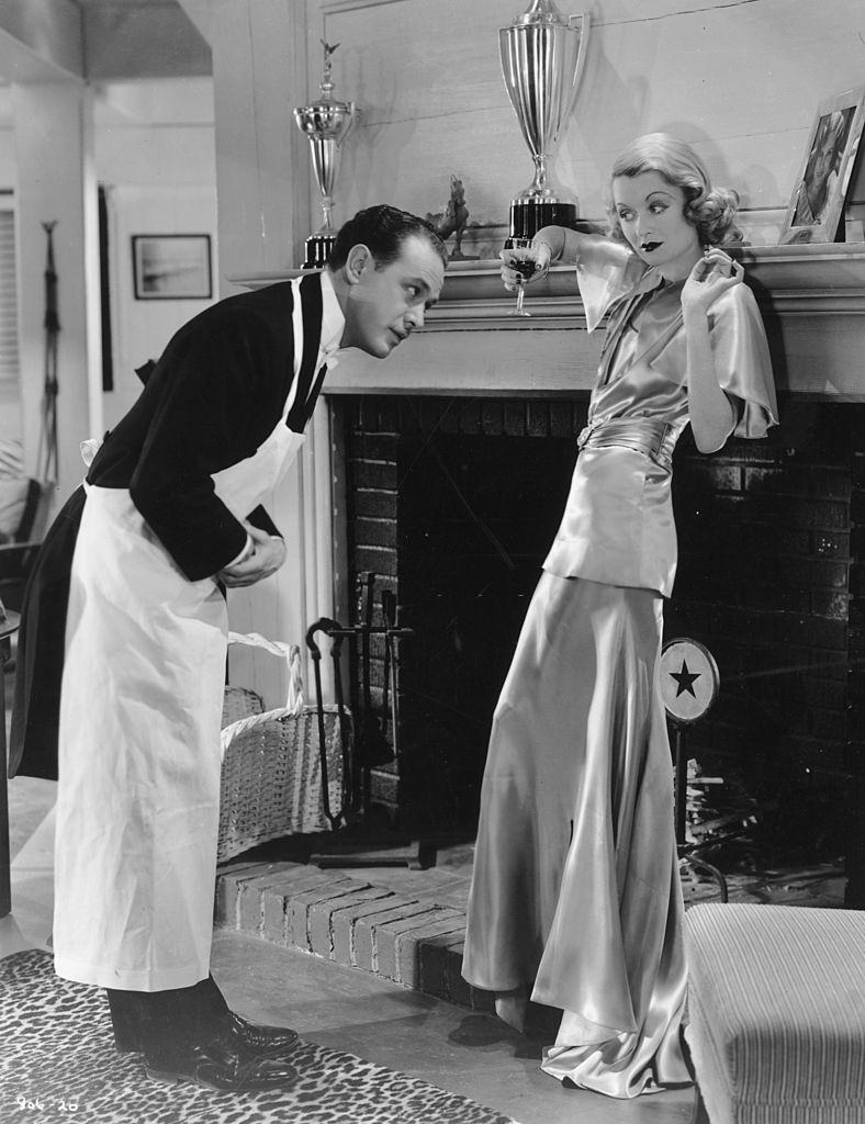 Constance Bennett with Harvey Stephens star in 'After Office Hours', 1935.