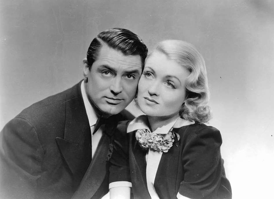 Constance Bennett with Cary Grant in the film 'Topper', 1937