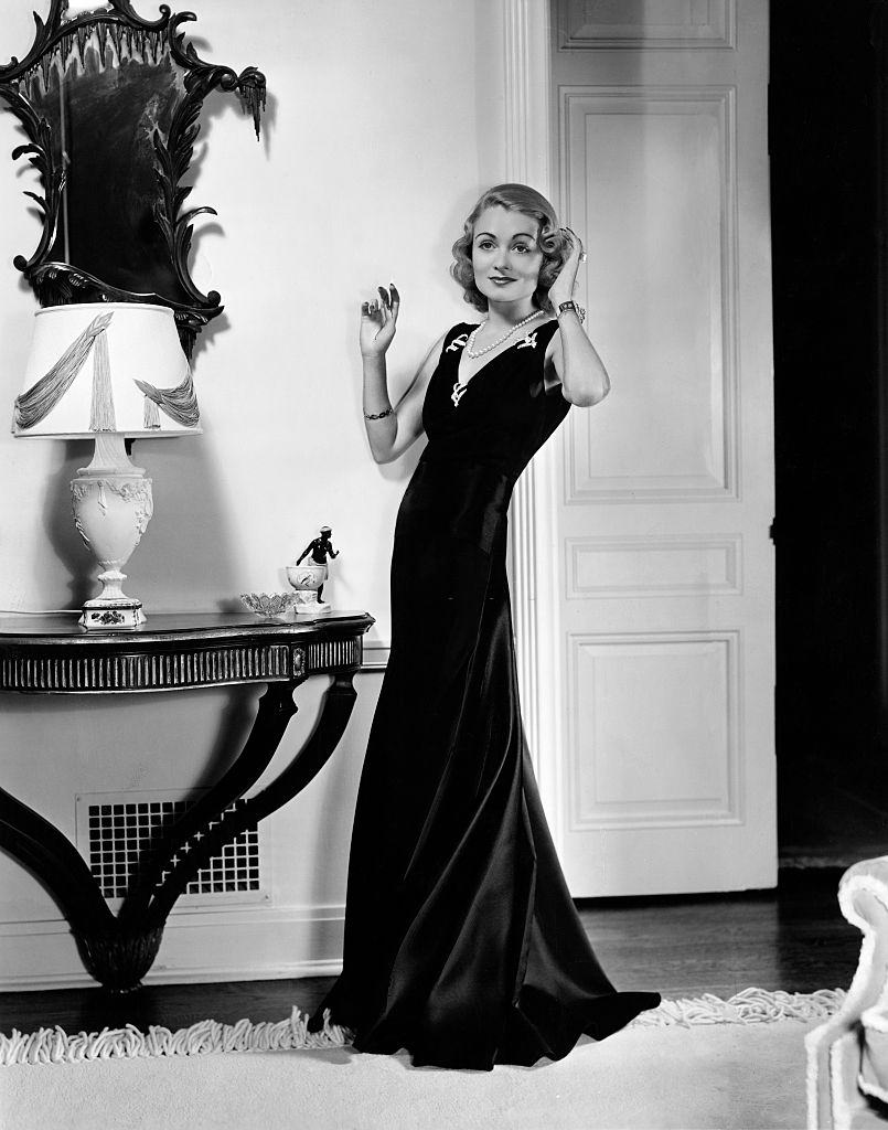 Constance Bennett in an Evening Gown, 1925.