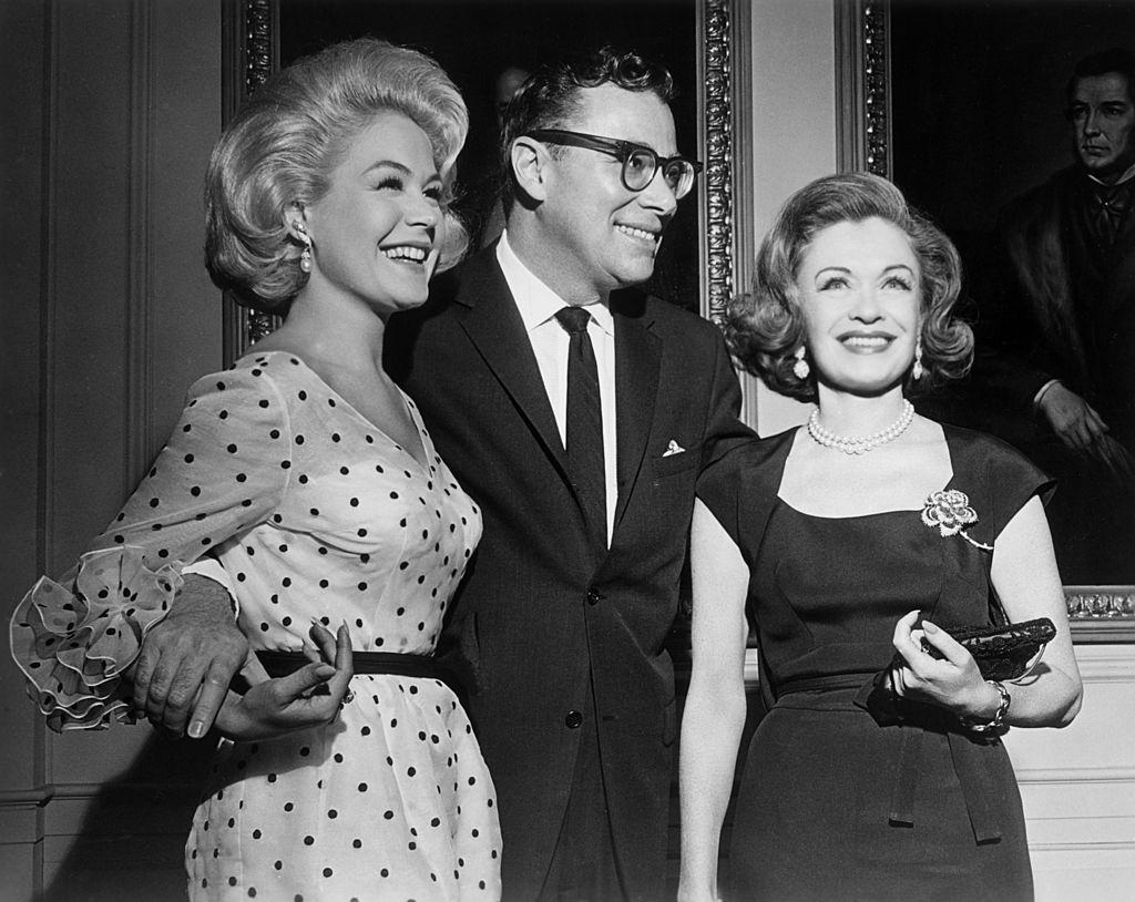 Constance Bennett with Sandra Dee and Ross Hunter in the movie, Madam X, 1965.