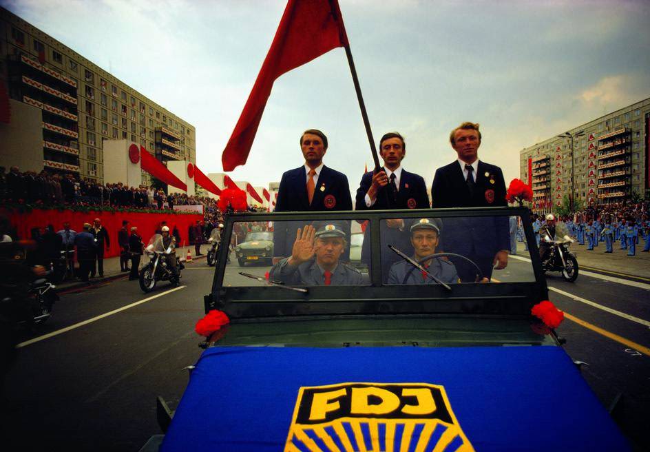 Celebrations of 25 years of DDR. East Berlin, 1974.