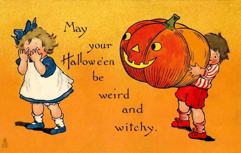 May your Hallowe'en be weird and witchy