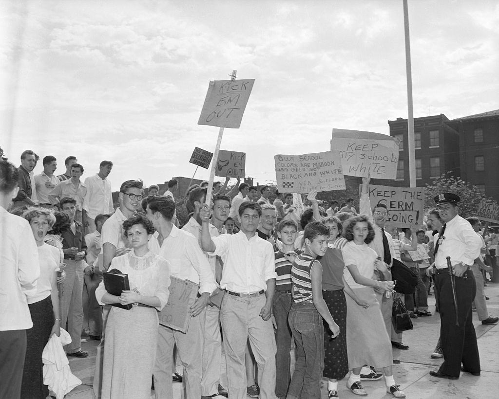 Anti-Integration Demonstration, 1954.
