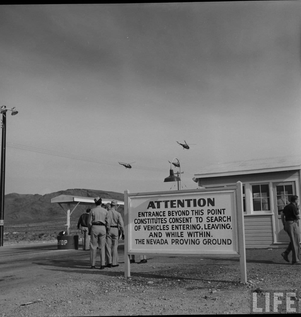 Nevada test site.