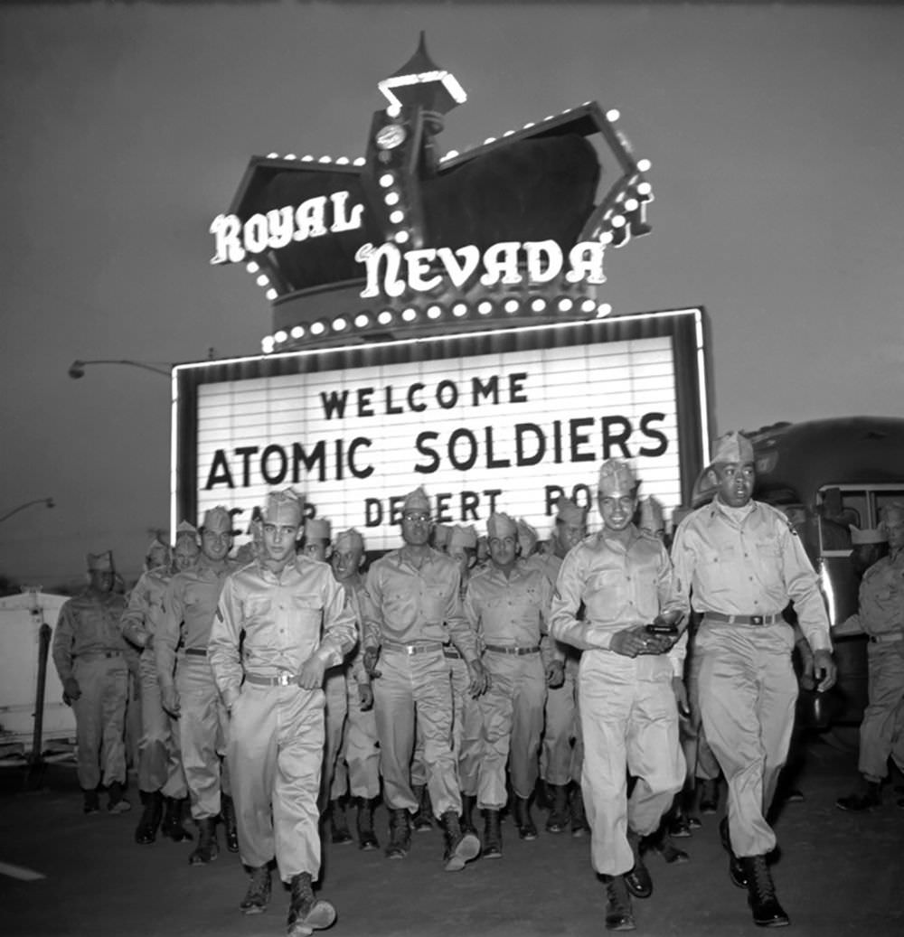 The Nevada Test Site wasn’t just a boom for travelers. The proving ground flooded the area with federal funds, and the site employed close to 100,000 men and women.