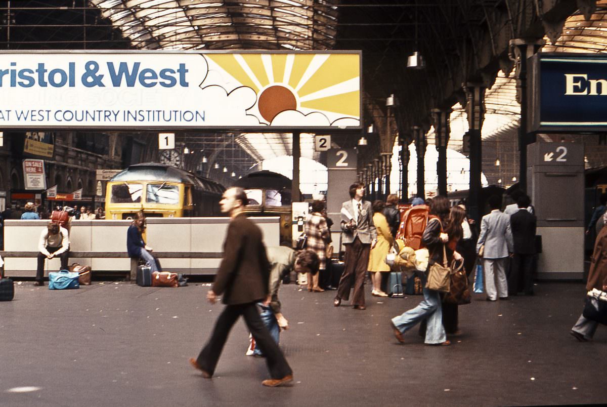 Paddington station on 29th May 1976