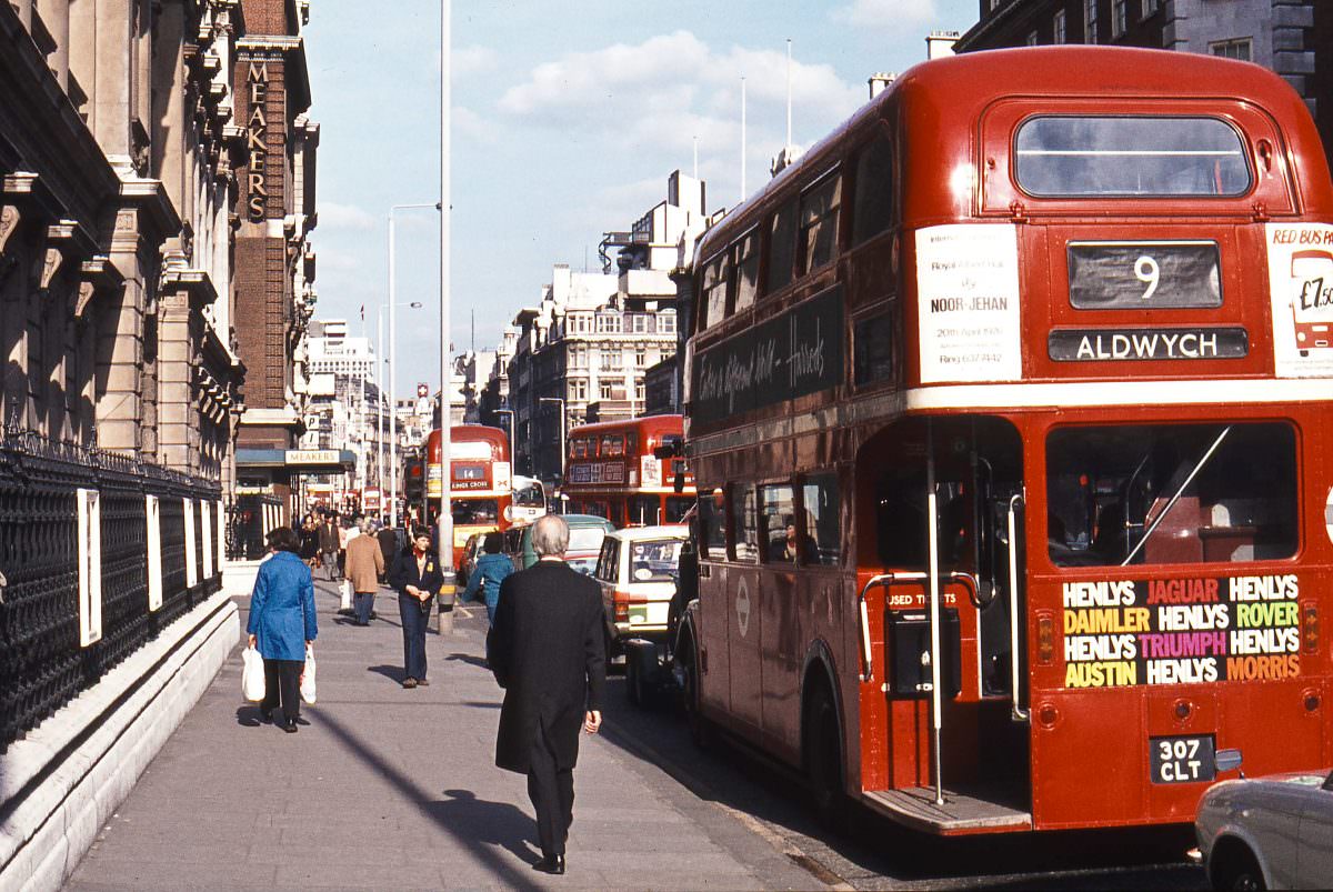 Piccadilly, London, April 1976