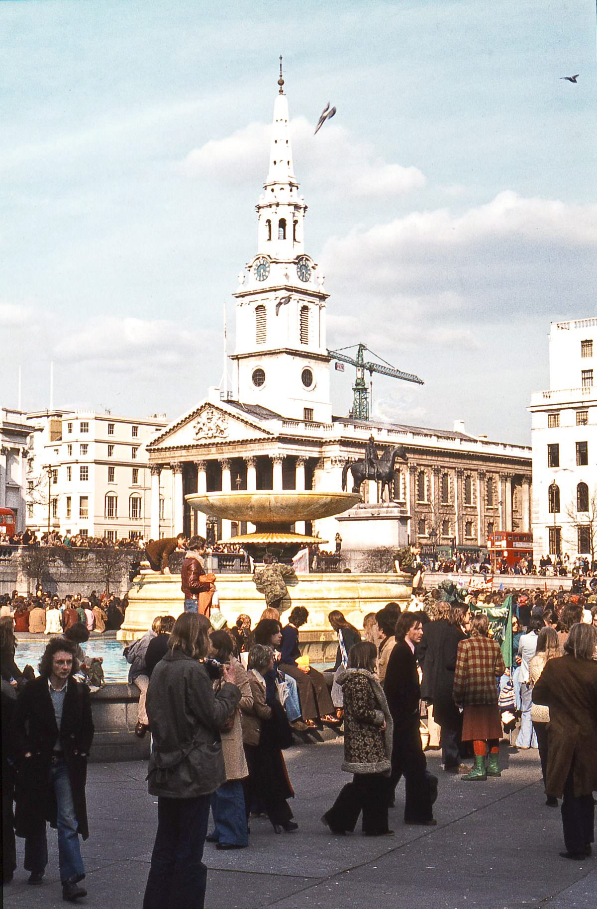 Trafalgar Square, 3rd April 1976