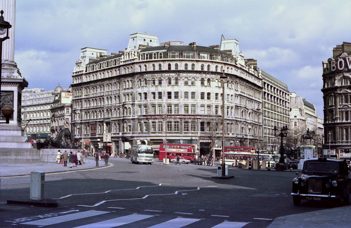 Trafalgar Square, April 1976