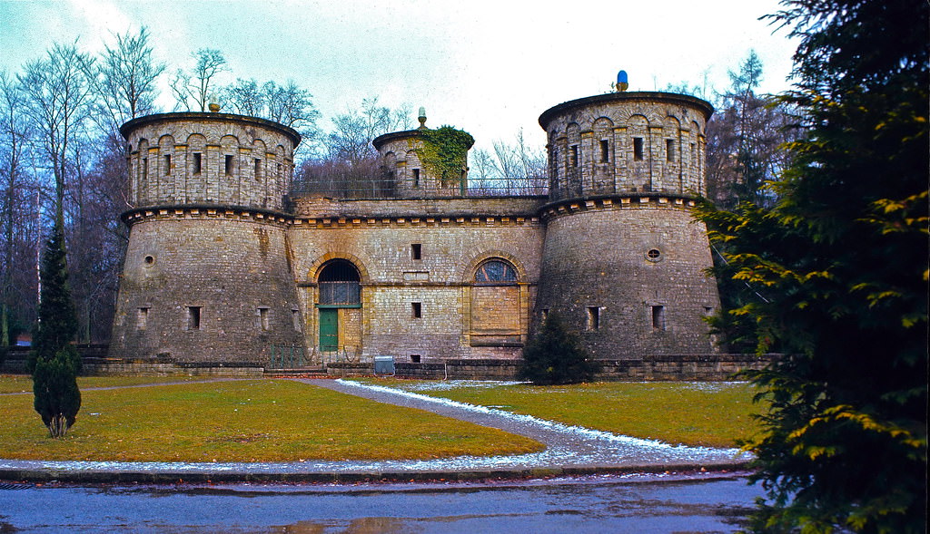 Fort Thüngen (Three Acorns). Luxembourg City, Jan 1972