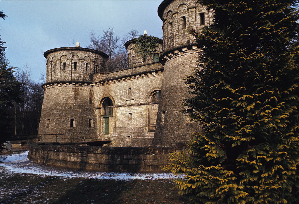 Fort Thüngen (Three Acorns). Luxembourg City, Jan 1972