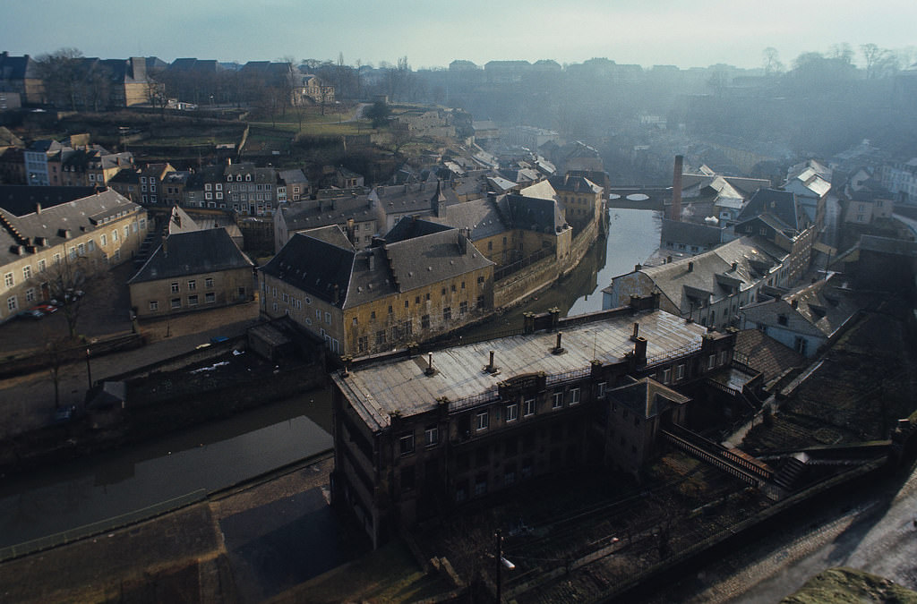 The Old Quarters of Luxembourg City, Jan 1972