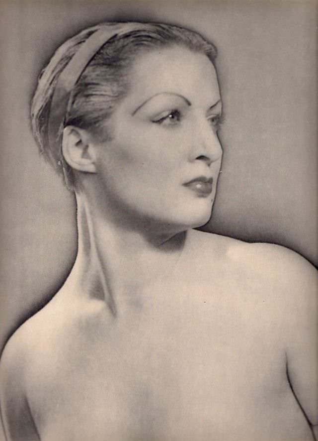 Portrait solarized (Meret Oppenheim), 1937