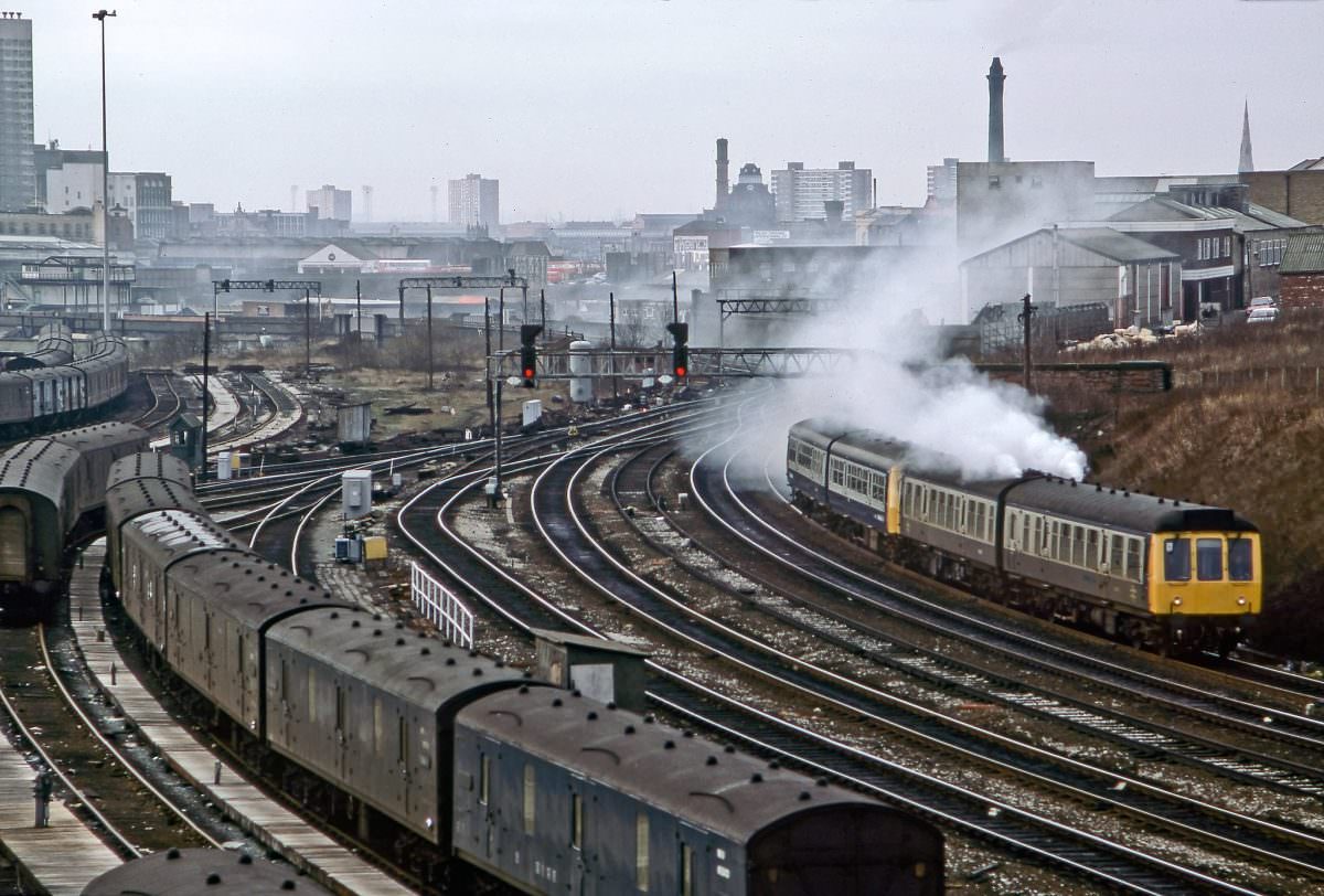 Manchester Railways in the 1980s: Stunning Atmospheric Shots of Manchester’s Trains by David Rostance