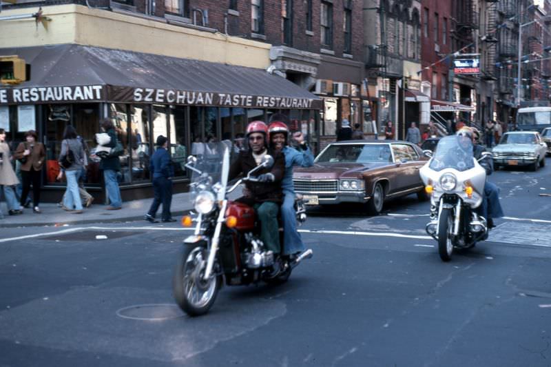 Motorcycles, Manhattan, 1978