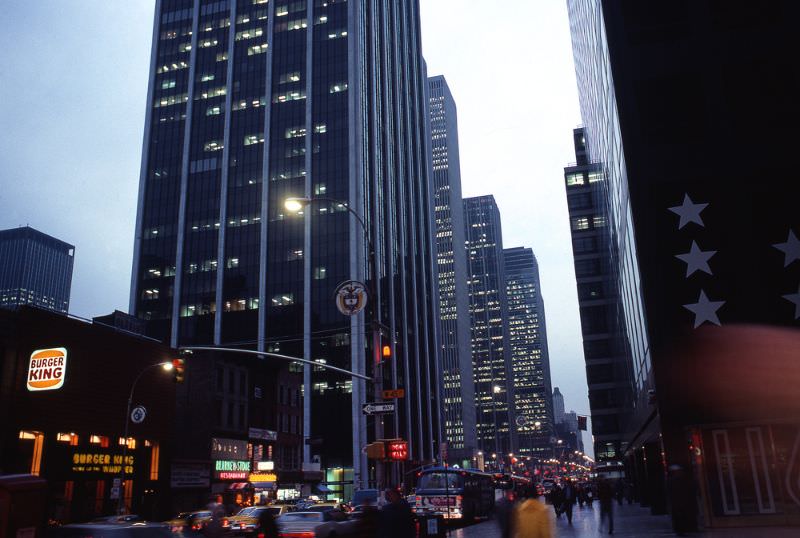 New York architectures, Manhattan, 1978