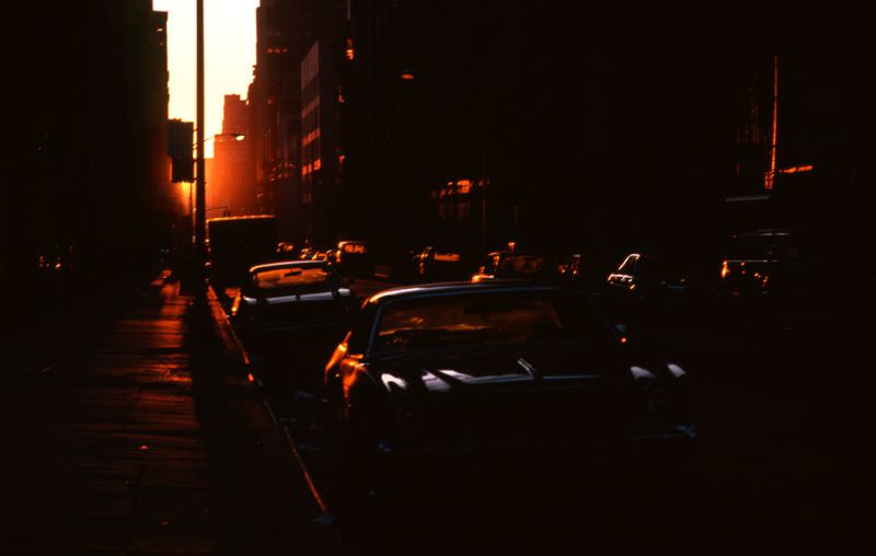 Sunset, Manhattan, 1978