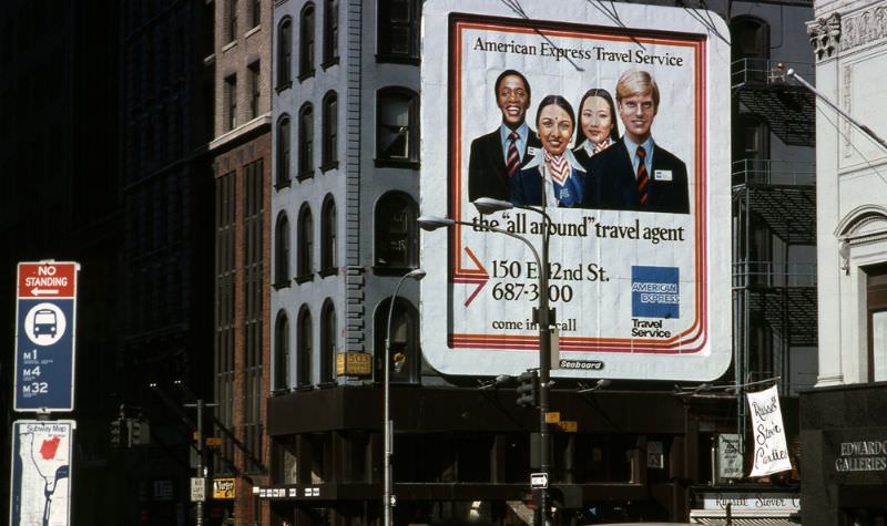 American Express Travel Service, Manhattan, 1978