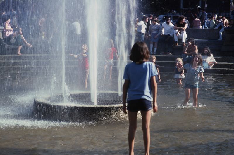 At Washington Square Park, Manhattan, 1978