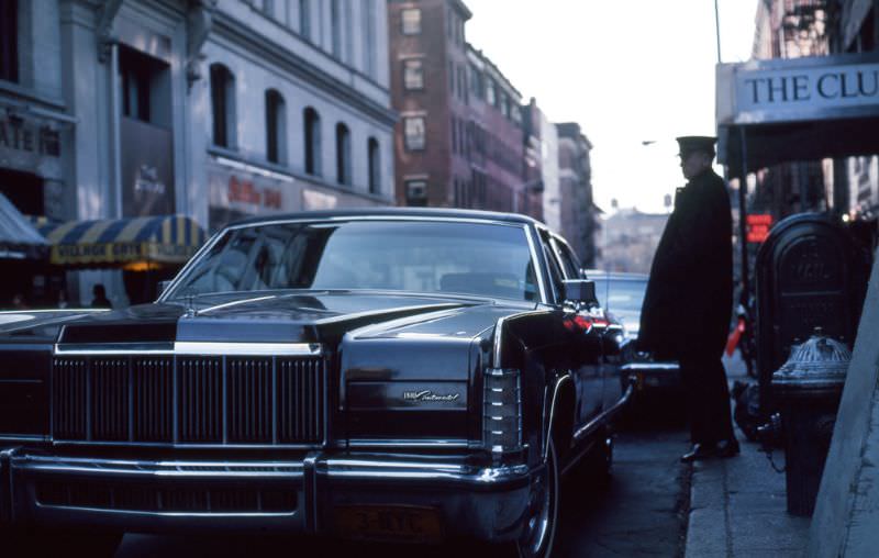 Car at the Club, Manhattan, 1978