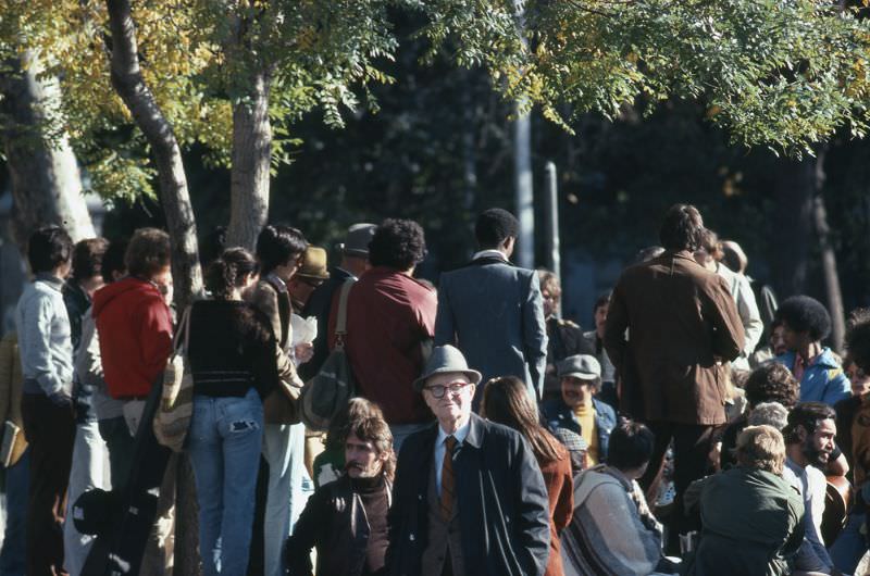In Washington Square Park, Manhattan, 1978