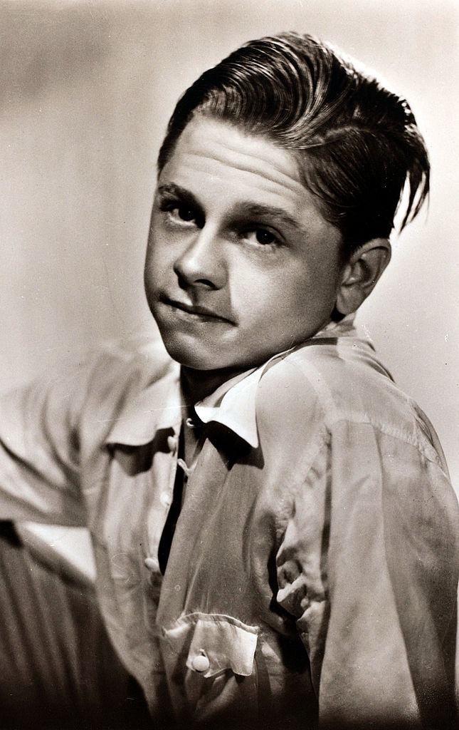Mickey Rooney when he was 10-years-old, 1930