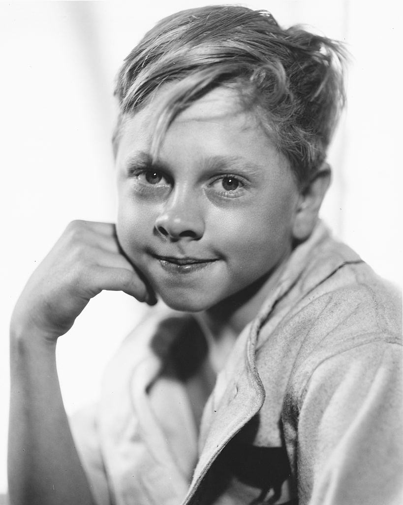 Mickey Rooney as a child, 1930.
