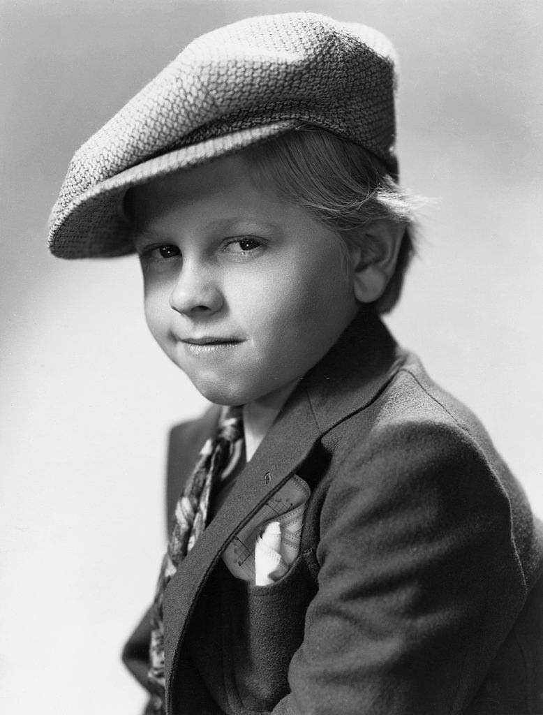 Young Mickey Rooney, when he was known as Mickey McGuire in Hollywood.