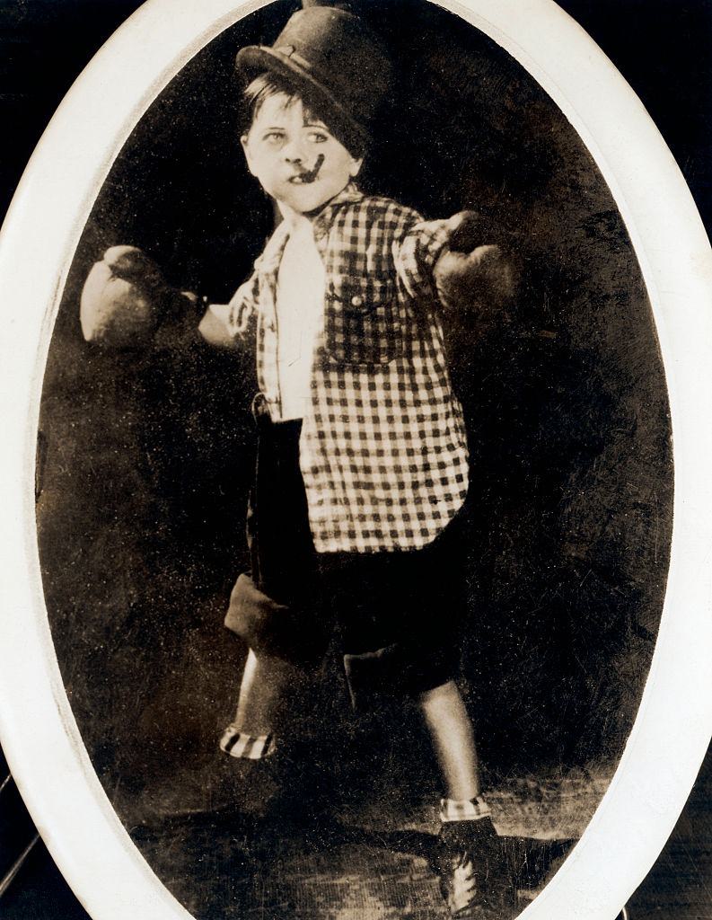 Mickey Rooney as child, 1927.