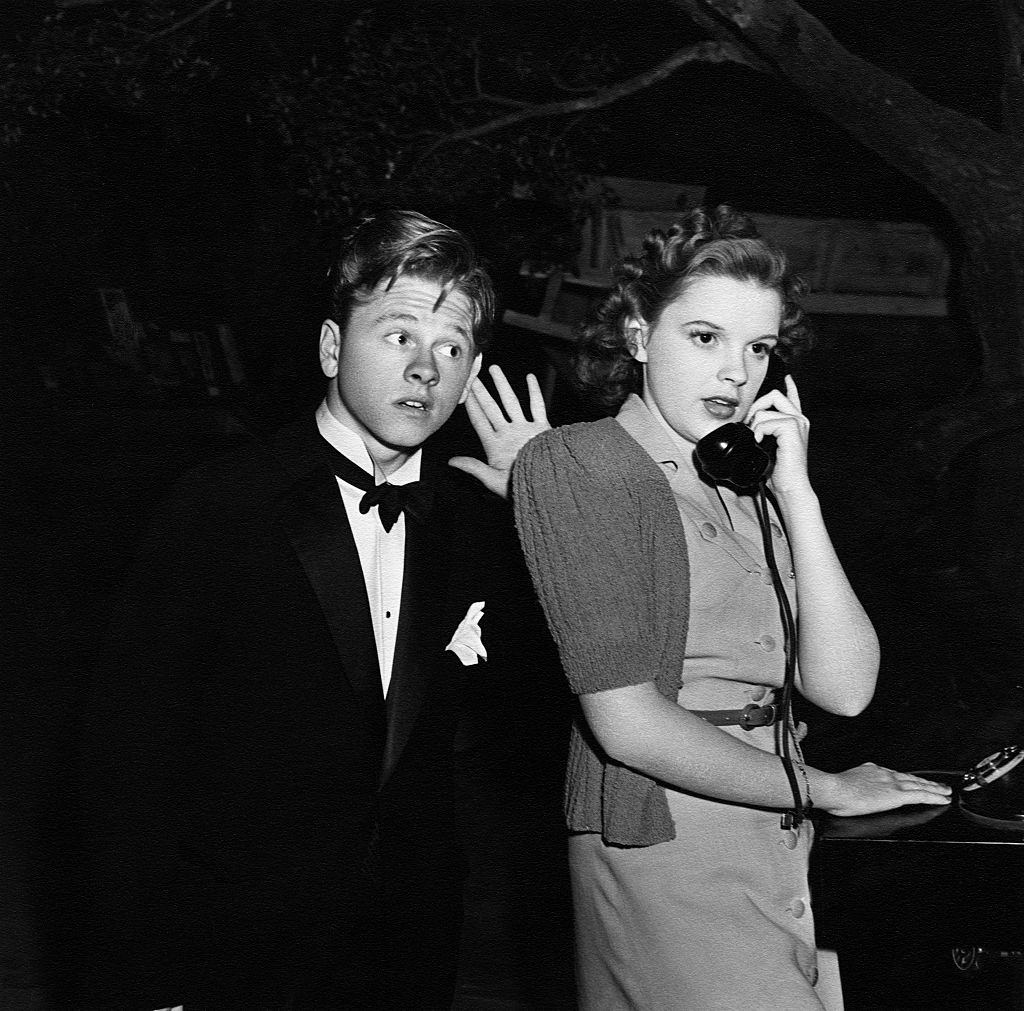 Mickey Rooney and Judy Garland in the 1939 film Babes in Arms