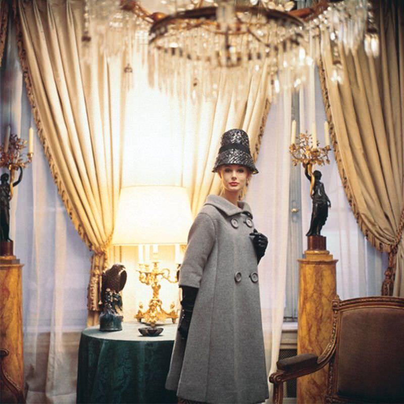 Monique Chevalier in Dior, 1960