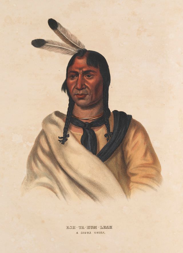Esh-Ta-Hum-Leah, A Sioux Chief