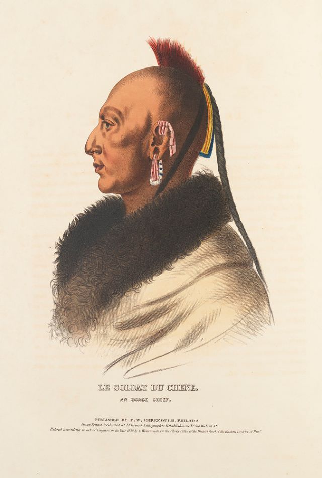 La Soldat Du Chene, A Osage Chief
