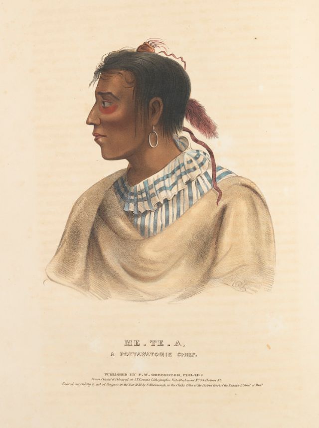 Me-Te-A, A Pottawatomie Chief