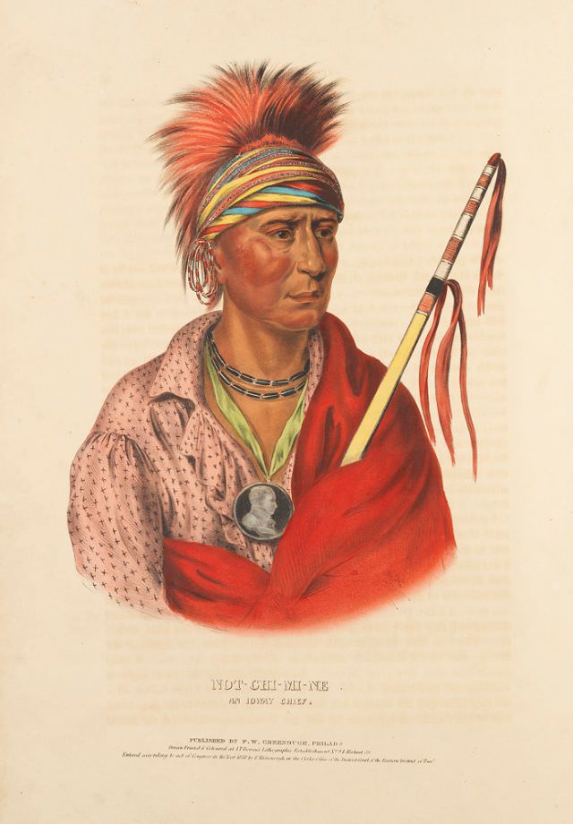 Not-Chi-Mi-Ne, An Ioway Chief