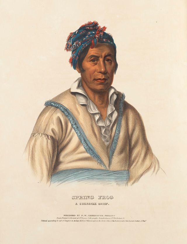 Spring Frog, A Cherokee Chief
