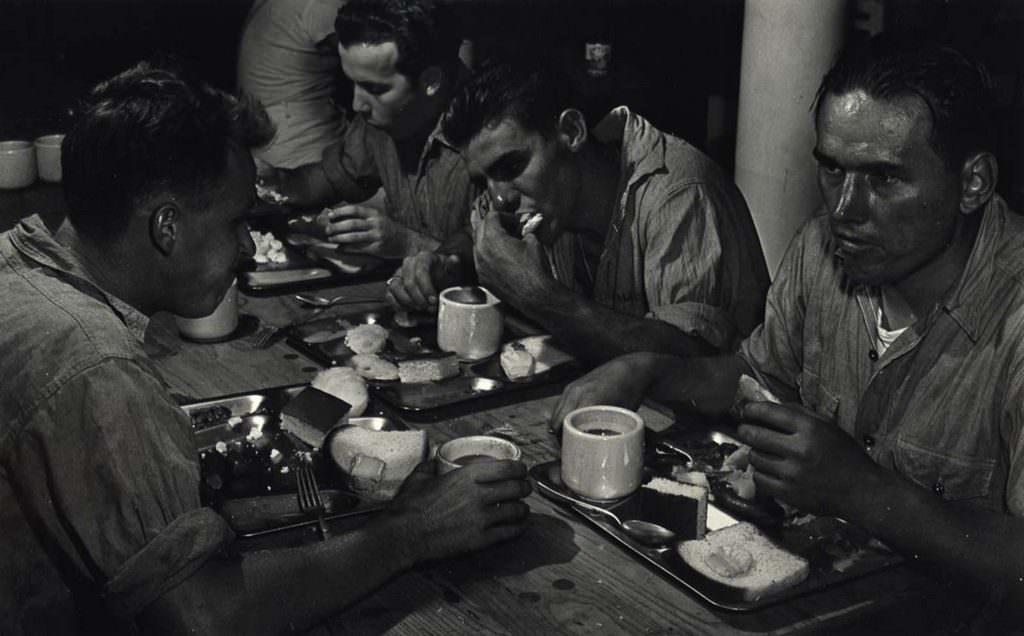 Crew Eating, 1943.