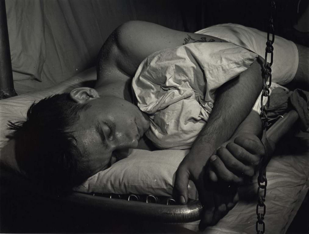 Sleeping man, 1942-1945.