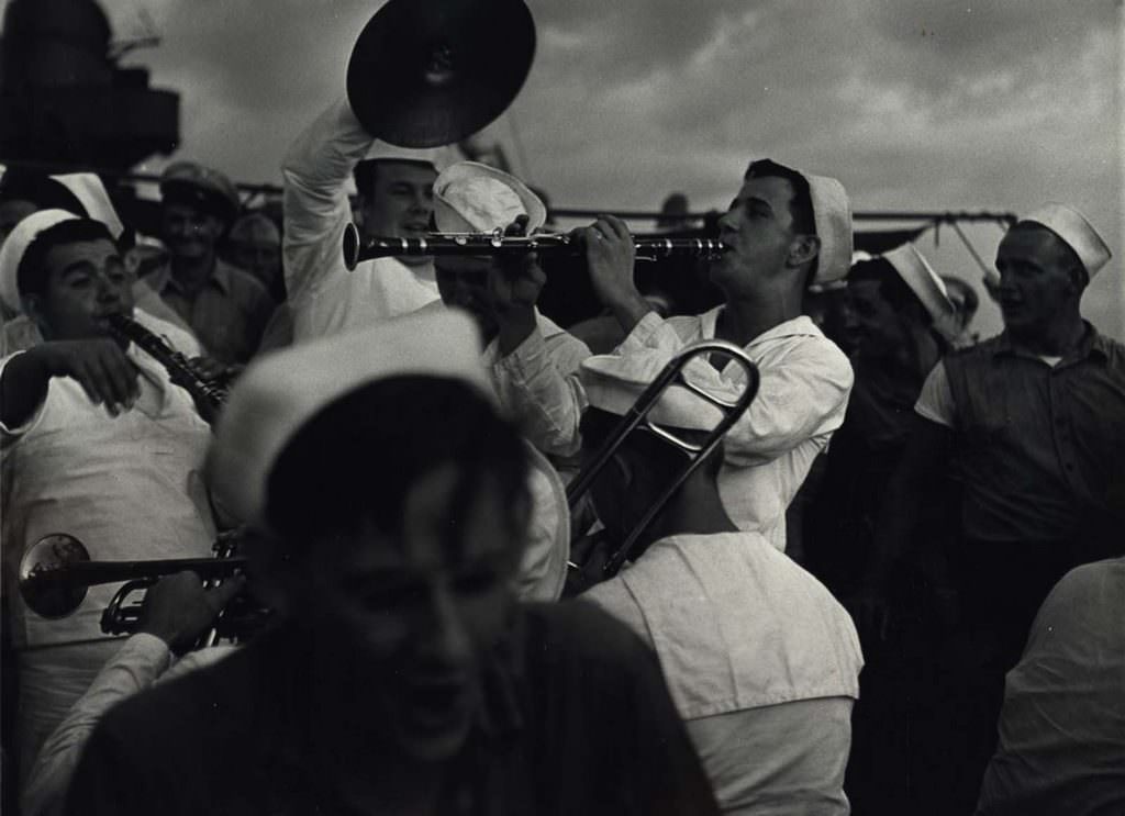 Sailors Playing Instruments, 1943.